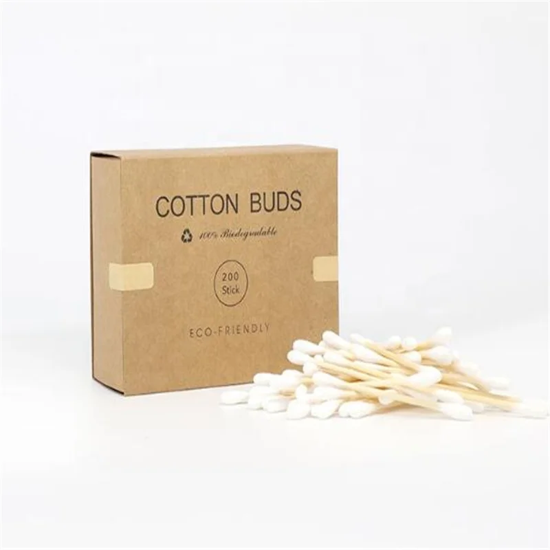 

Paper Bamboo Stick Cotton Ear Swab, Black/pink/blue/green/yellow