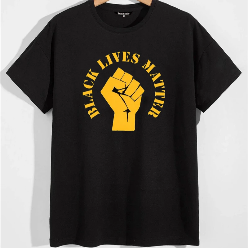 

Rummandy Summer Newest Custom Black Lives Matter T Shirt Printing I Can't Breathe T shirts For Women, Customized color