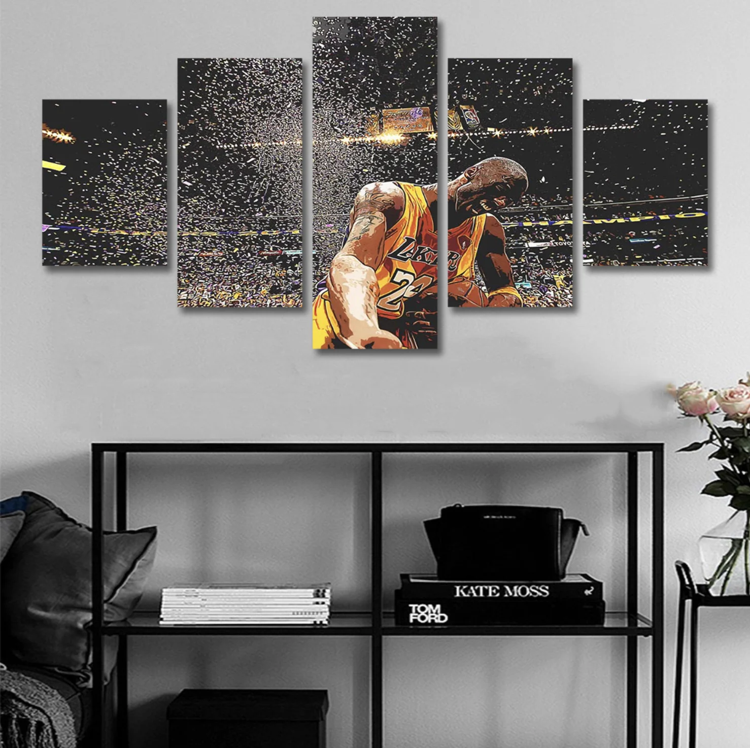 Nba Basketball Star Kobe Bryant 5 Pieces Wall Art Decor Canvas Print Buy Canvas Print Art Canvas Print Wall Art Canvas Print Product On Alibaba Com