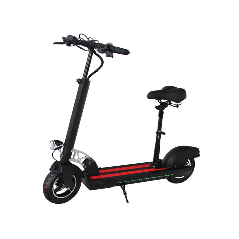 

10 inch Foldable Electric Scooter for Adults 36V 400Watts with 16AH Lithium Battery Electric Motor, Black,white