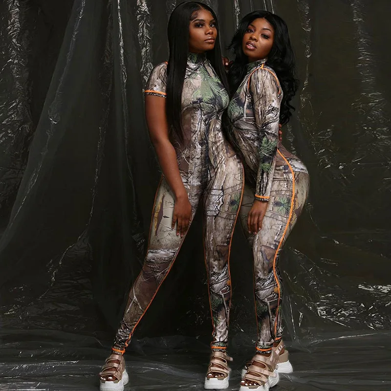 

Sexy Onesie Pajamas Women Adult Custom Printed One Piece Jumpsuit, 1color