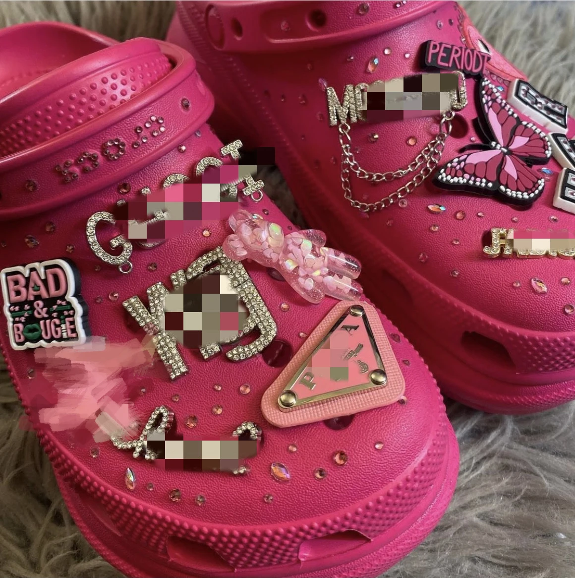 

designer croc pieces charms for croc decorations metal bling diy hot sale high class with diamond designer Shoe Decoration, Picture