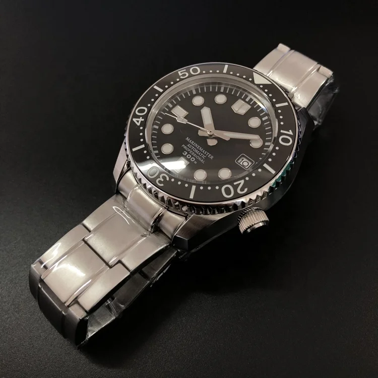 

Rts stock free ship high quality sapphire 30atm bgw9 japan nh35 mechanical automatic stainless steel diver dive watch for man