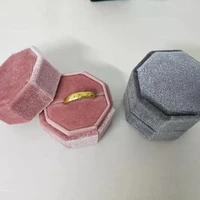 

velvet octagon ring box