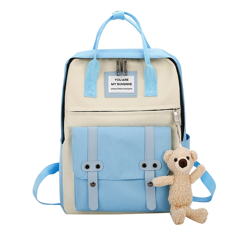 

Factory Wholesale Travel Bagpack Canvas Backpack Bag Pack Girls