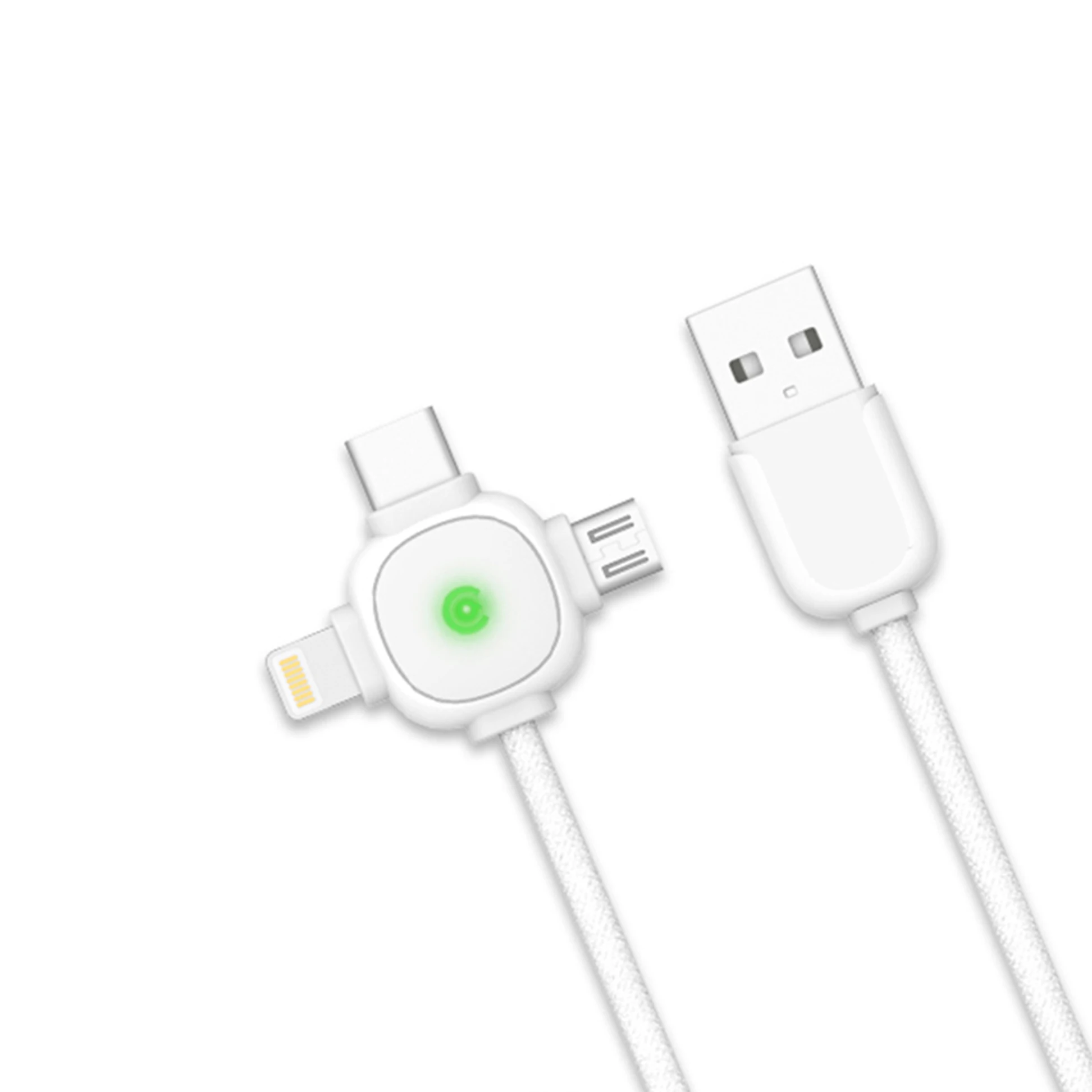 P.t Starlink 3in1 Fast Charging Led Light Universal Usb Charge Cable