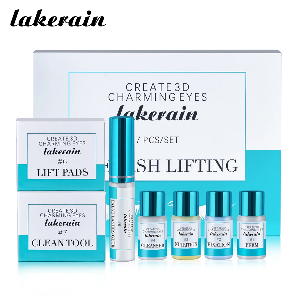 

lakerain Premium Eyelash Perm Full Eyelash Lift Professional Lashlift Eyelash Lifting Perming kit