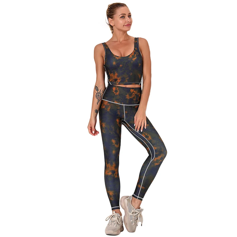 

Western Style High Quality Unique Fancy Design Sports Wear Seamless Women Yoga Set, Various
