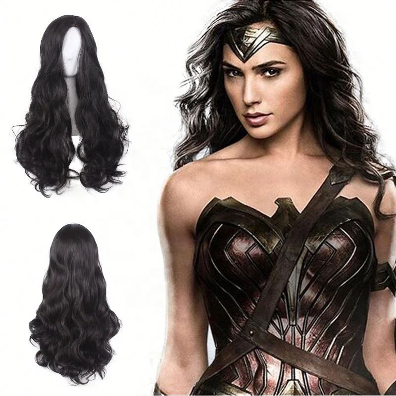 

Long Stylish Halloween Wig Curly Classic Women's, Picture