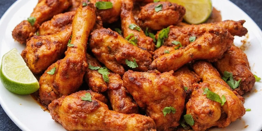 Spice lineup for tandoori chicken