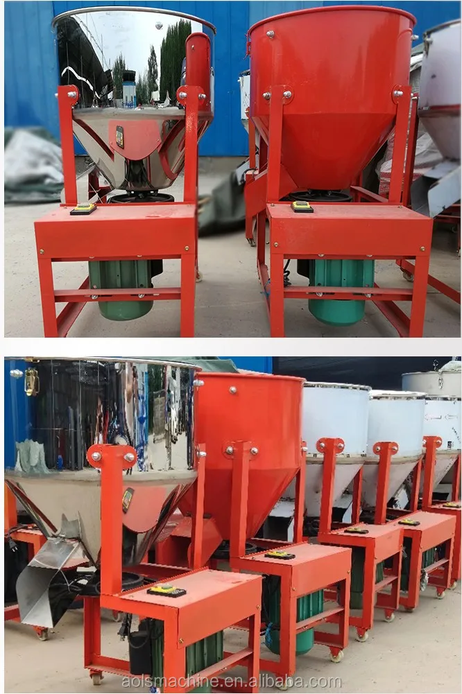 Commercial Animal Feed Mixer Cattle Feed Mixer Homemade Grain Mixer At