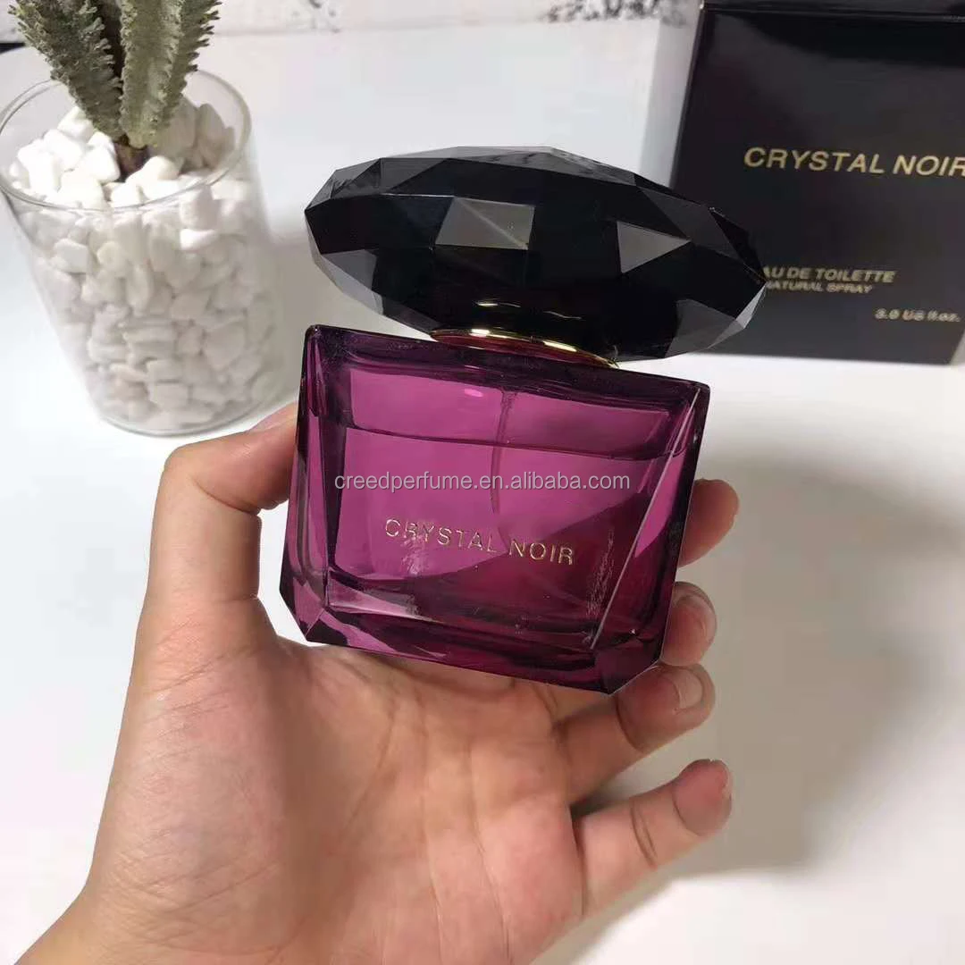 

Brand Crystal Noir Bright Crystal Lady Perfume 3.oz 90ml Eau de Toilette EDT Spray Long Lasting Smell High Quality for women, Transparent