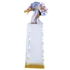 Pujiang creative personality design business crystal gift souvenir custom horsehead high-end liuli crystal trophy custom