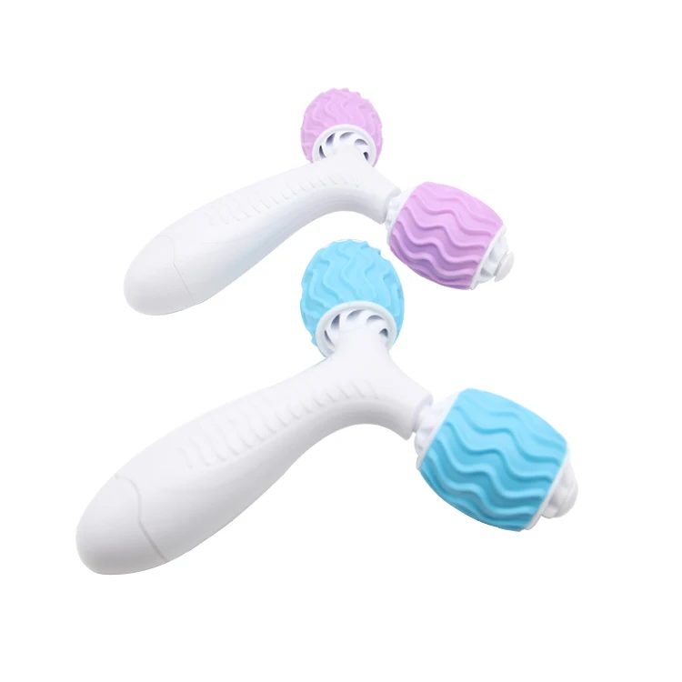 

Comfort Roller Y-shaped Neck Handheld Massage Ball Facial Roller, 3 colors