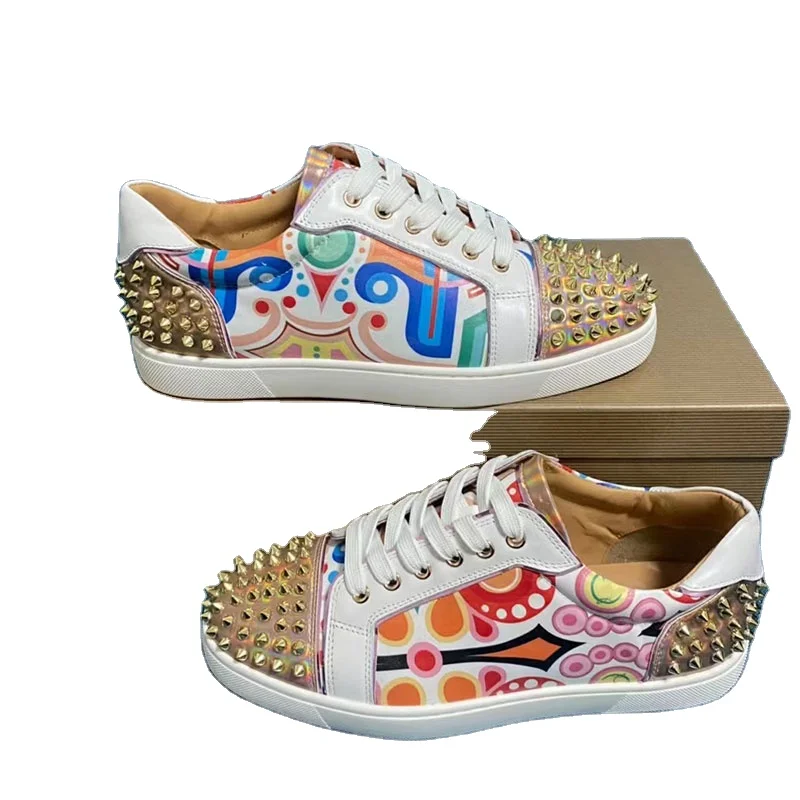 Free shipping men low top red