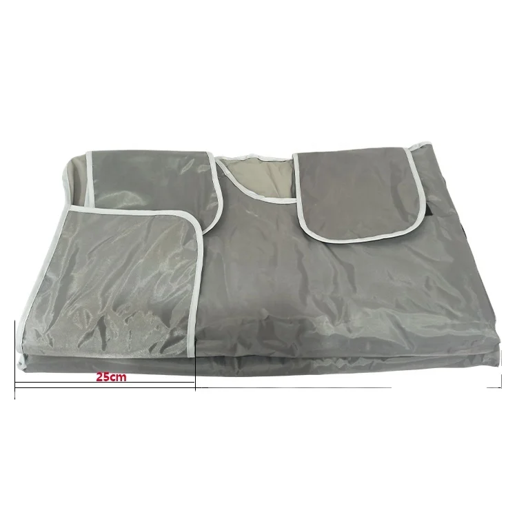 

large sauna blanket infrared upgraded lofan portable high dose radiant health carbon fiber xl energy 3 modes air chambers leg, Gray