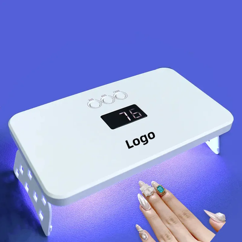 Original Factory 36W 24pcs Dual Light Source Table Nail Dryer RED LED Gel Lacquer Manicure Lamp Beauty Salon Nail Lamp