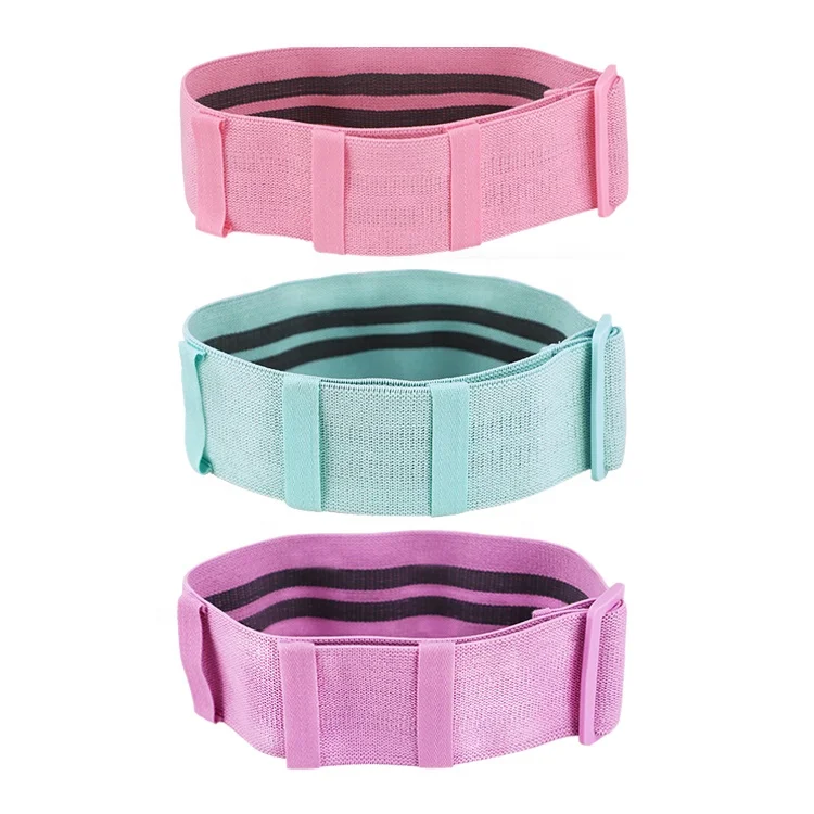 

Custom Logo Gym Exercsie Adjustable Booty Resistance Band, Green, pink, purple, black or custom color