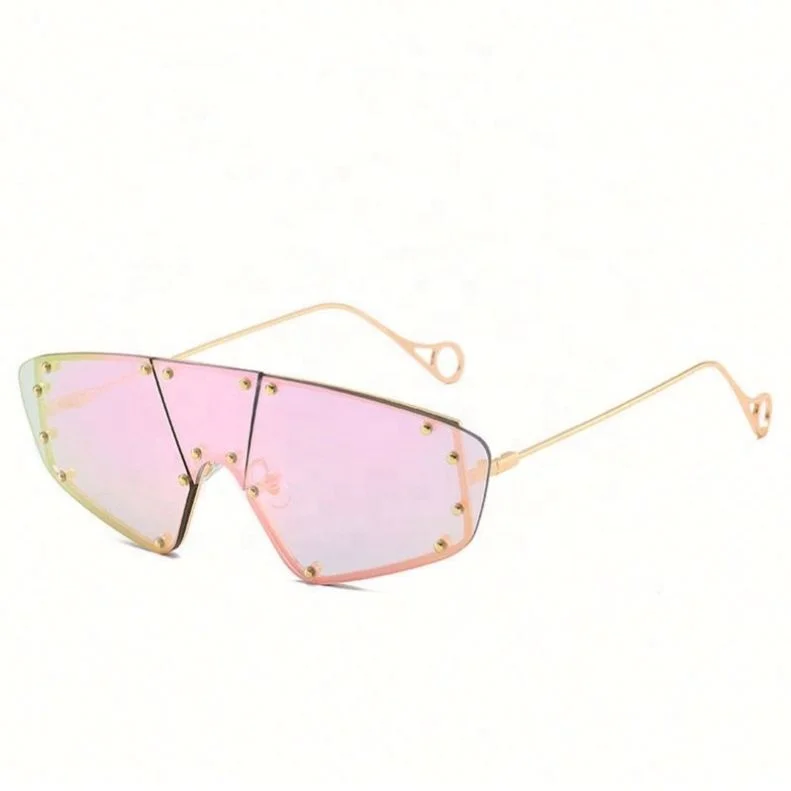 

Jhsport Trendy Small Frame Novelty Women Metal Sunglasses, 8 colors