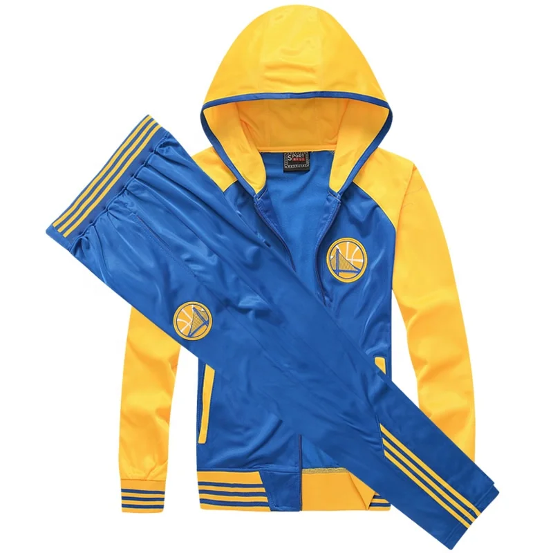 

Polyester Zipper Hooded Sport Suits Basketball Team Mens Tracksuit NEW fashion Long Sleeve Tracksuit for Men Sweat Suits, As pictures