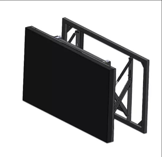 Lcd Video Wall Tft Panel With 3x3 Front Maintenance Hydraulic Push Type