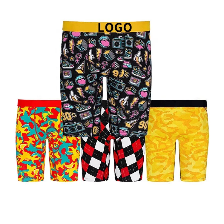 

2021 men Boxers Briefs Men Wholesale Man Sport 3Xl Plus Size Quick Dry Comfortable Breathable Underwear, Customized logo