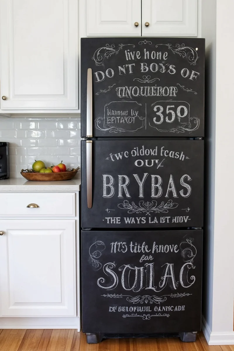 10 chalkboard for refrigerator ideas that will make your kitchen the heart of family fun