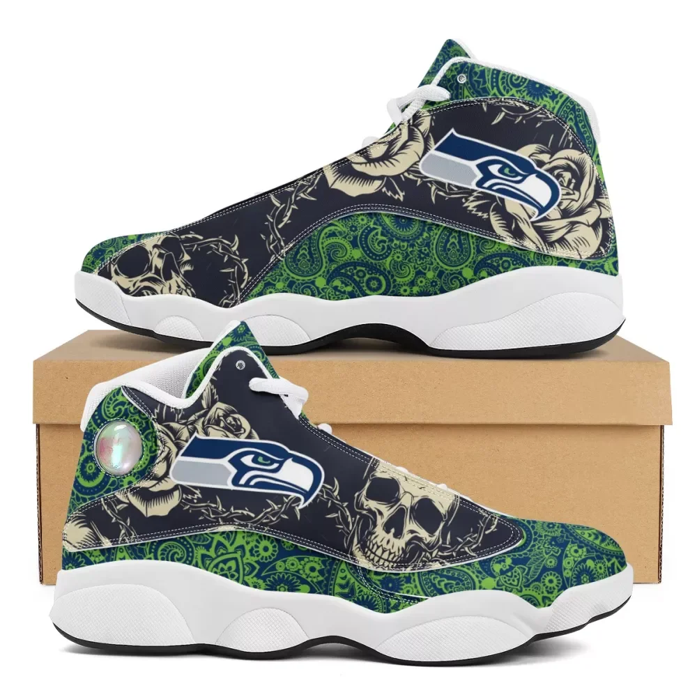 

Polynesian Samoan Tribal Design Custom NFL American Football Team Boy Big Size Thin and Light Running Shoes Basketball Shoes, Customerized