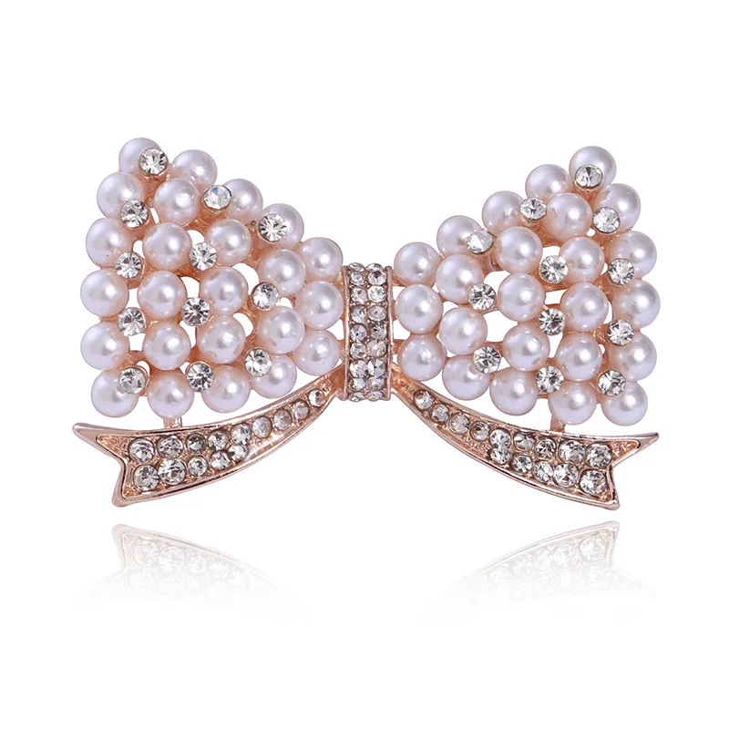 

Ladies Girl Bowknot Brooch Bow Tie Suit Shirt Tie Pins