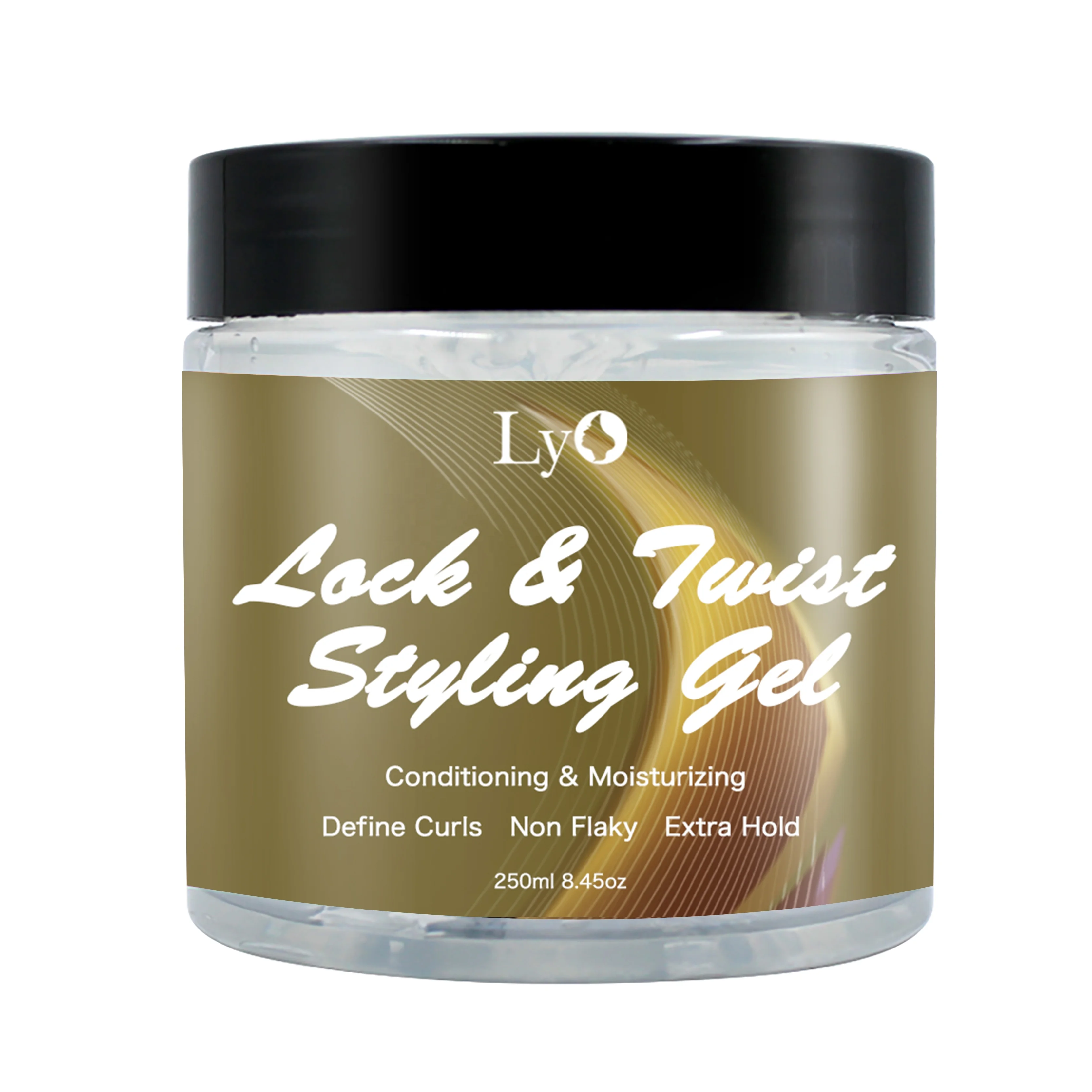 

Cooling Sensation African Black Hair Styling Gel Extra Hold Lock & Braiding Gel 2021, Transparent gel