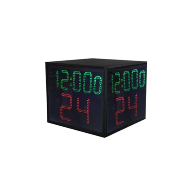 Good Quality 24 Seconds Shot Clock 1 Side 3 Sides 4 Sides Dor FIBA Basketball Game