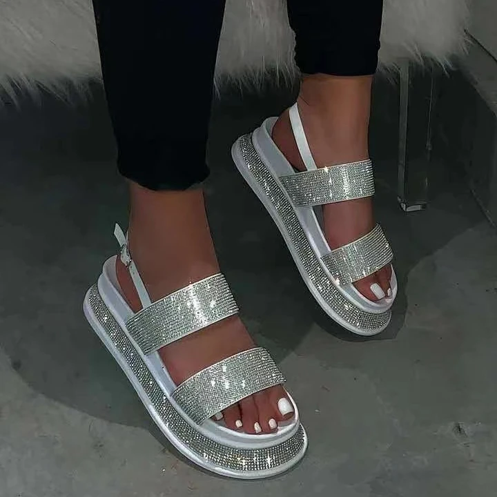 

Hot sale Fashion PVC Rhinestone Lady outdoor Slipper for Women High heel Sandals women slipper Shoes, Customized color