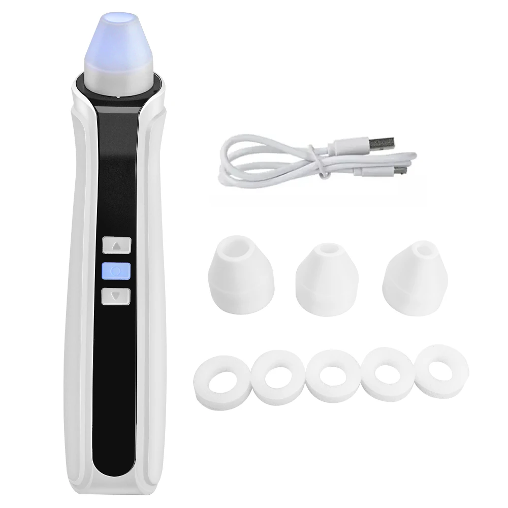 

new design custom logo private label nose face blackhead remover vacuum with camera