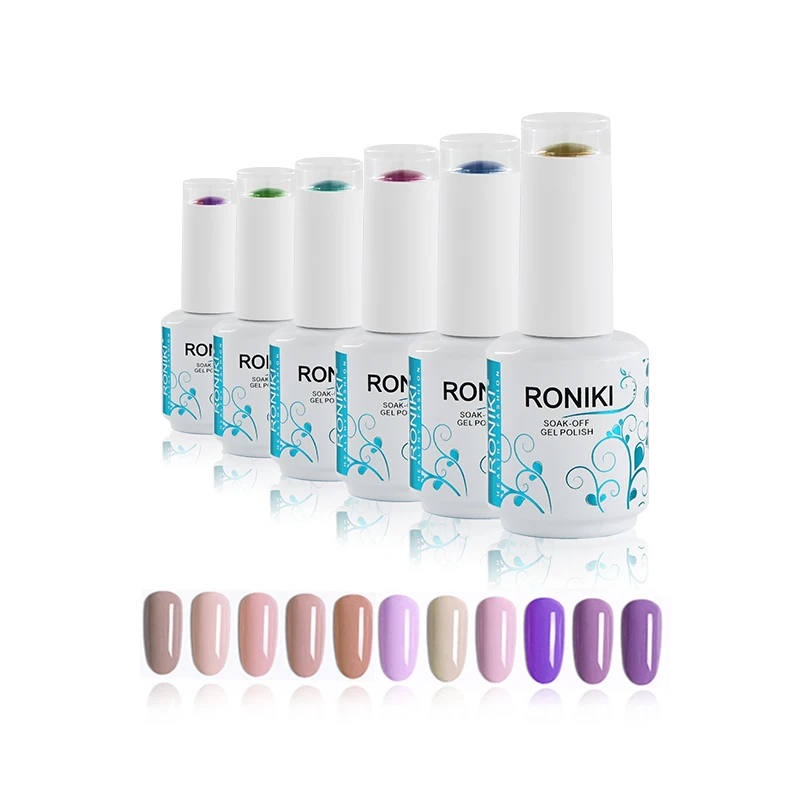 

Free sample RONIKI manufacturers uv gel polish wholesale ventilate over 308 colors private label gel polish