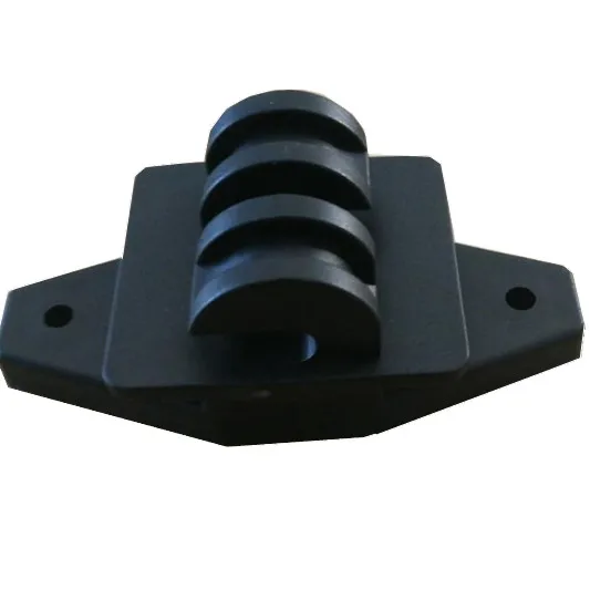 

best selling wood post Insulator for 4-6mm polywire/heavy duty claw insulators, Black/white