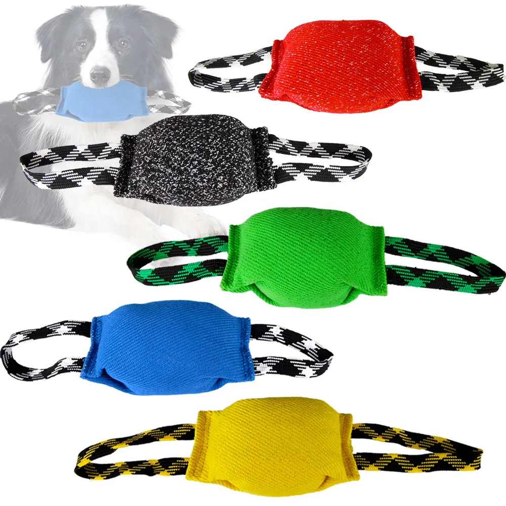 

Dog training toy rough hemp bite stick interactive tooth grinding pet supplies
