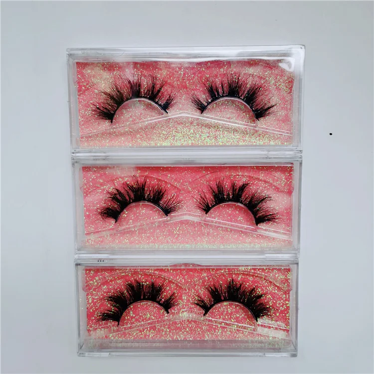 

wholesale 3D full strip mink lashes extension, 100% 3d real mink eyelash, fluffy false eyelashes mink vendor