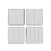 Smart Home Lighting Control Touch Switch WIFI Zigbee Smart One Way In-Wall Touch Switch For Hotel