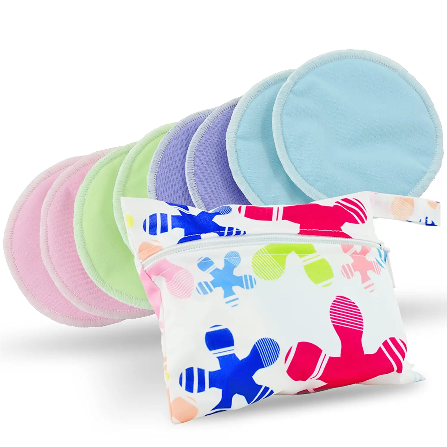 

Washable Reusable Contoured Breast Nursing Pads for Mum