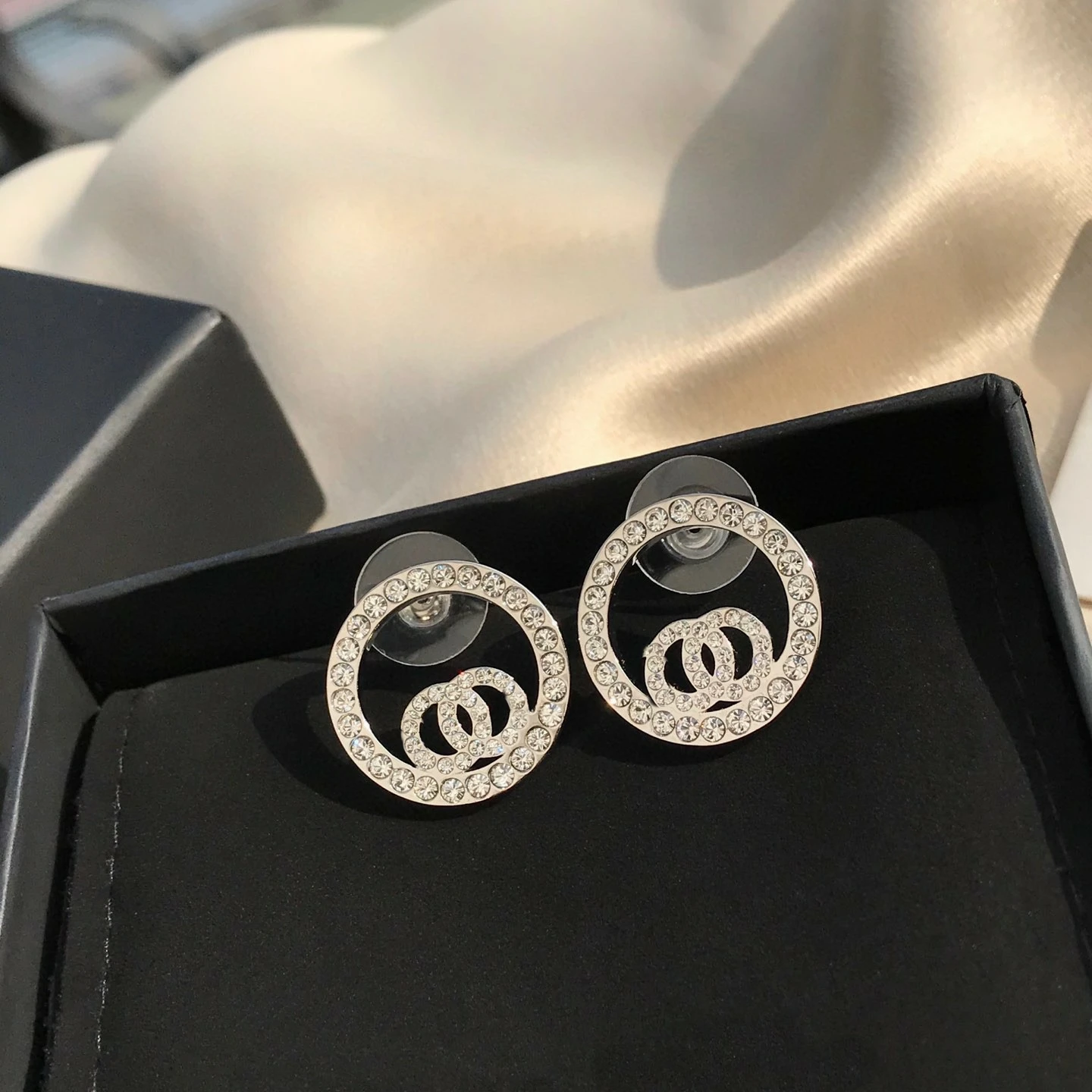 

Wholesale 2021 new fashion and simple cc letter luxury brand earrings for party, As picture