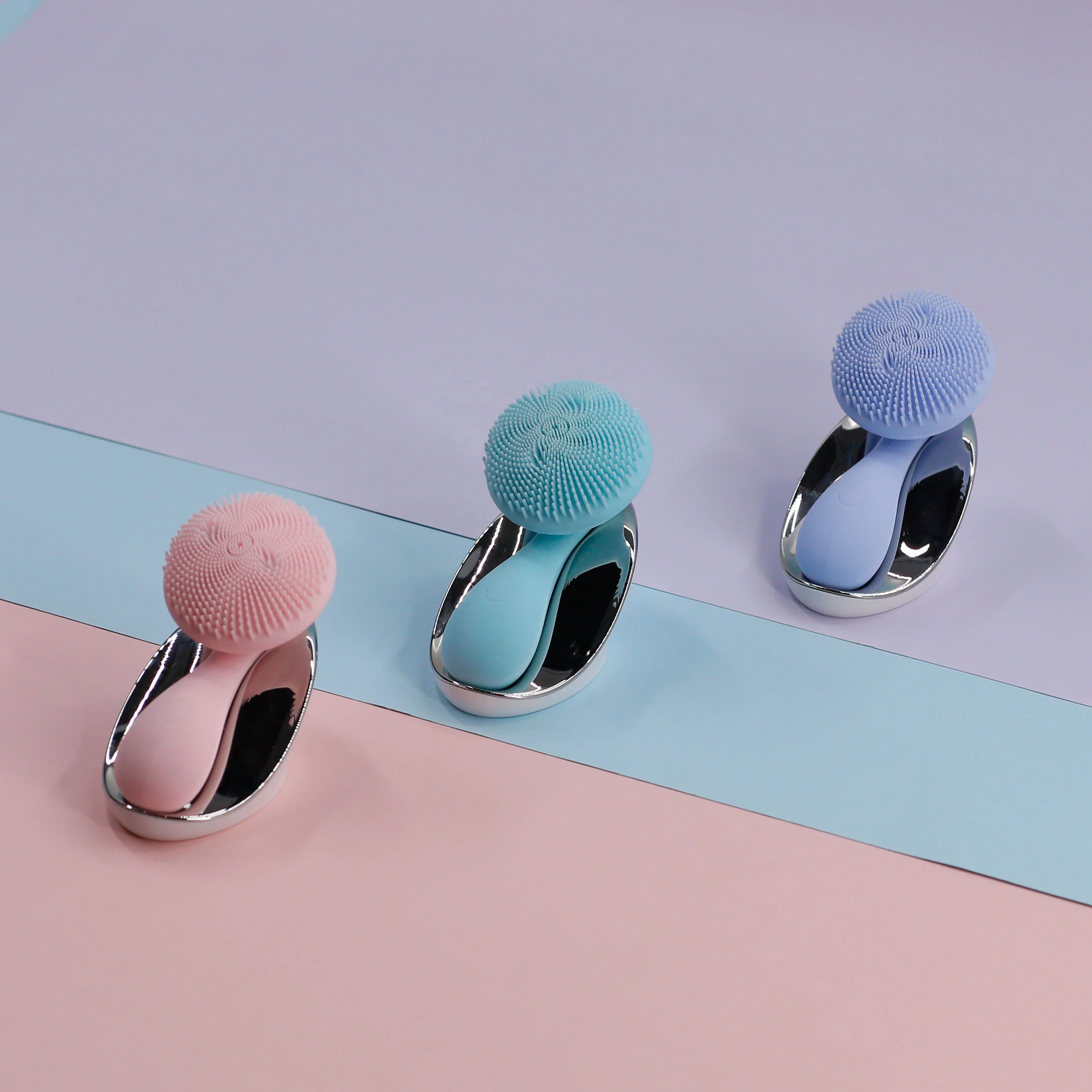 

face cleansing brush face cleaner machine electric facial cleansing brush silicon, Optional