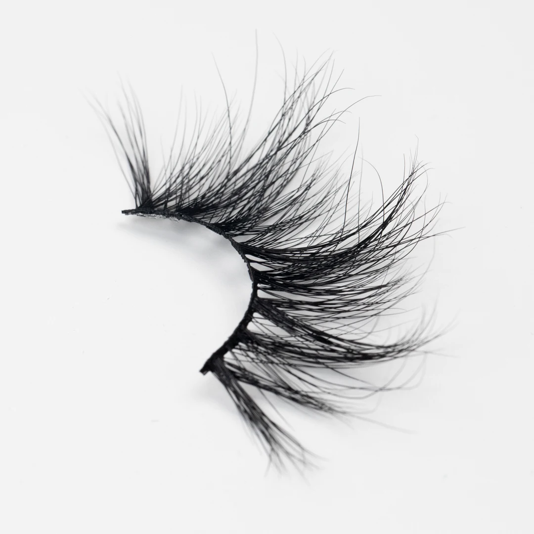 

DL038 Beauty real mink fur 3D eyelash custom brand mink lashes False Eyelashes high quality