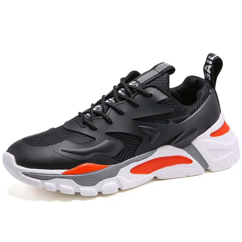 

Rubber Hard-Wearing Sneakers Men's Running Shoes Comfortable Outdoor Non-Slip Man Sports Sneakers Breathable Trend Men Shoes, Optional