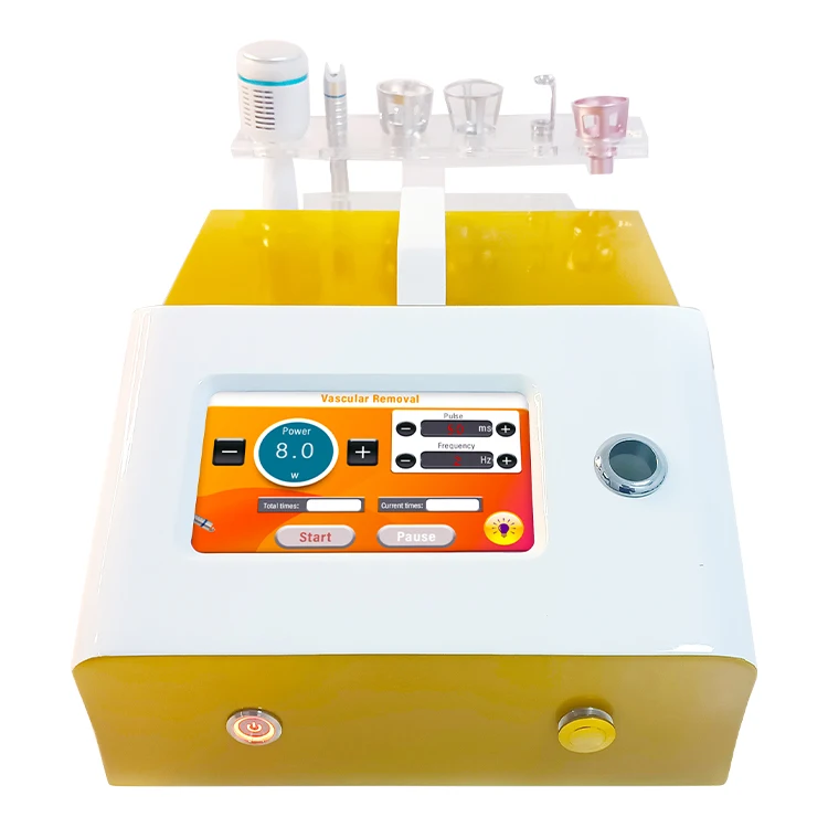 

980nm Diode Vascular Laser Machine 5 In 1 980nm Diode Laser Machine For Nail Fungus Removal, Yellow