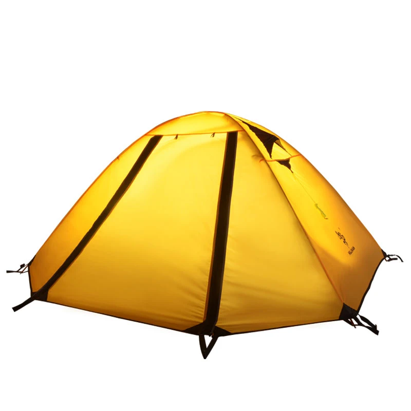 

Light Weight Portable Outdoor Glamping Tent for Family Travel, Red,yellow