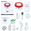 Cheapest WIFI alarm system smart home security for Mobile Phone APP Work with Aleax, Google home