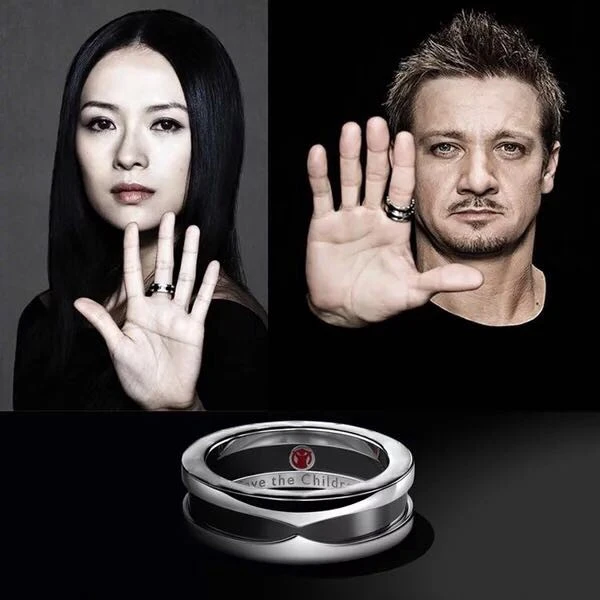 

SHUSHU BG Stainless steel Rings Couple Rings NO BOX, Silver