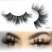 

Wholesale Lollipop Eyelashes Dramatic Real 3D Faux Mink Eyelashes Private Label Custom Mink Eyelash Extensions Vendor