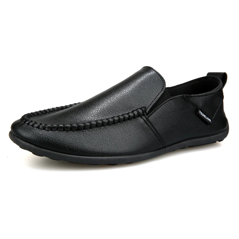 

Y2020-13-2 YUJIAN England Style Loafers Casual Sneakers Shoes For Men Leather