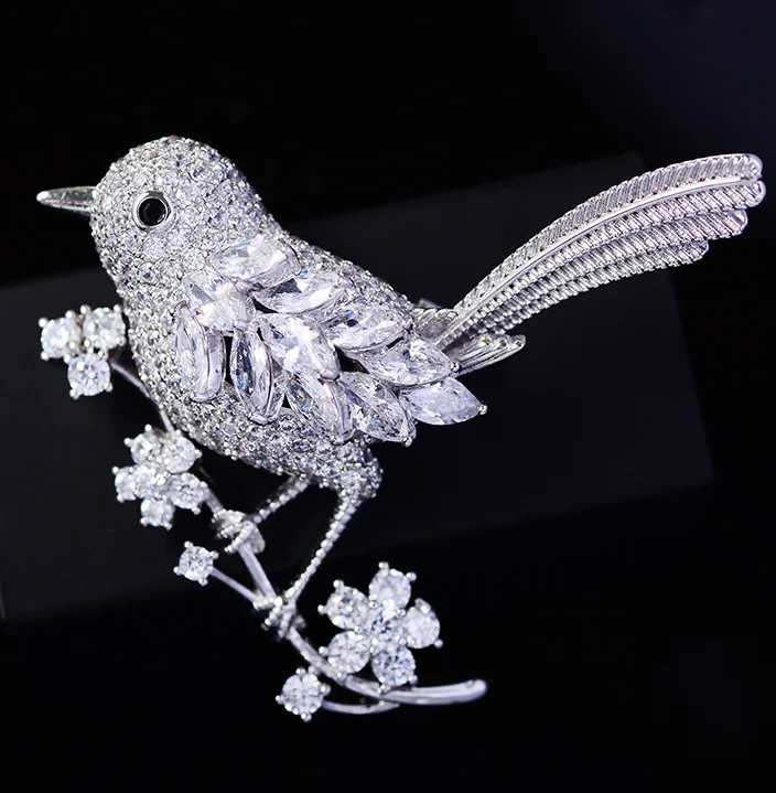 

New Arrival Bird and Animal Brooch for Women Flower Brooch Pin, Color